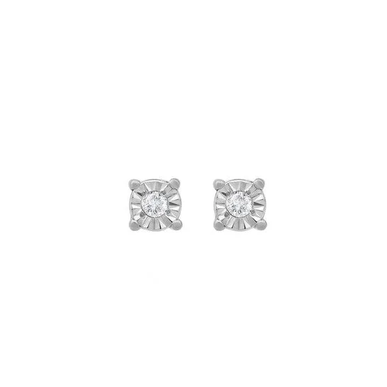 JMS always Earrings Original Diamond Muse 002 cttw White Gold Over Sterling Silver Round Diamond Stud Earrings for Women JMS always Earrings Original Diamond Muse 002 cttw White Gold Over Sterling Silver Round Diamond Stud Earrings for Women