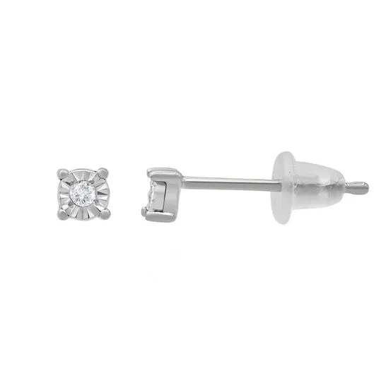 JMS always Earrings Original Diamond Muse 002 cttw White Gold Over Sterling Silver Round Diamond Stud Earrings for Women JMS always Earrings Original Diamond Muse 002 cttw White Gold Over Sterling Silver Round Diamond Stud Earrings for Women