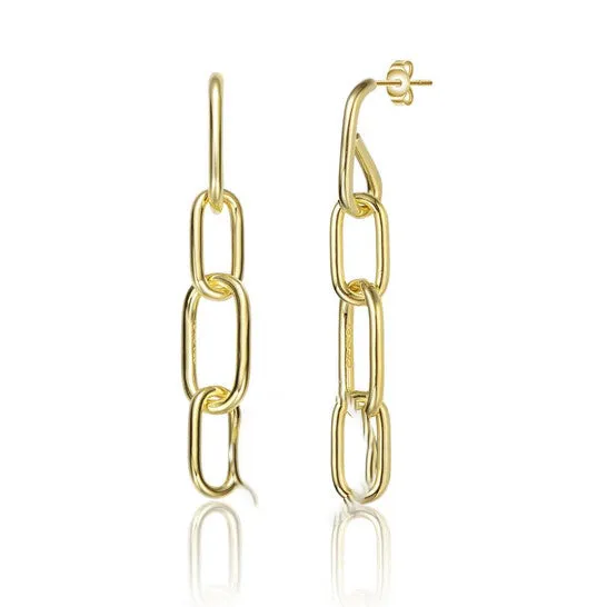 JMS always Earrings Original Rachel Glauber 14k Gold Plated Chain Drop Earrings JMS always Earrings Original Rachel Glauber 14k Gold Plated Chain Drop Earrings