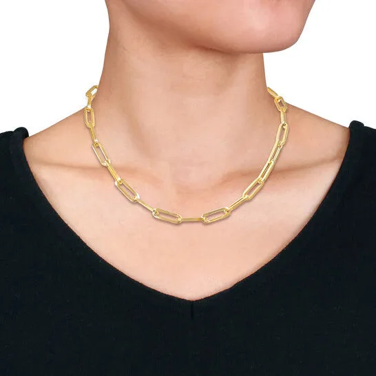 JMS always Necklaces Original Amour 65mm Oval Link Chain Necklace in 10k Yellow Gold 18 in JMS always Necklaces Original Amour 65mm Oval Link Chain Necklace in 10k Yellow Gold 18 in