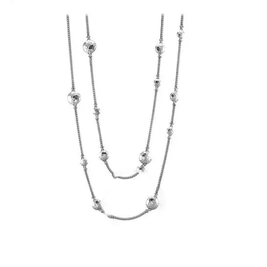 JMS always Necklaces Original John Hardy Dot Hammered Station Necklace NB7151X36 JMS always Necklaces Original John Hardy Dot Hammered Station Necklace NB7151X36