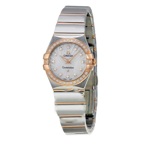 JMS always Necklaces Original Omega Constellation Mother of Pearl Diamond Dial Steel and Rose Gold Ladies Watch 12325246055006 JMS always Necklaces Original Omega Constellation Mother of Pearl Diamond Dial Steel and Rose Gold Ladies Watch 12325246055006