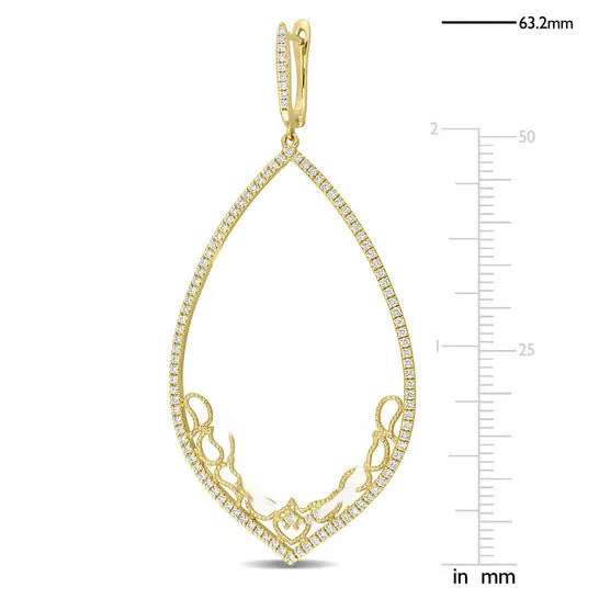 JMS always Original AMOUR 1 CT TDW Diamond Cuff Earrings In 14K Yellow Gold Earrings JMS always Original AMOUR 1 CT TDW Diamond Cuff Earrings In 14K Yellow Gold Earrings