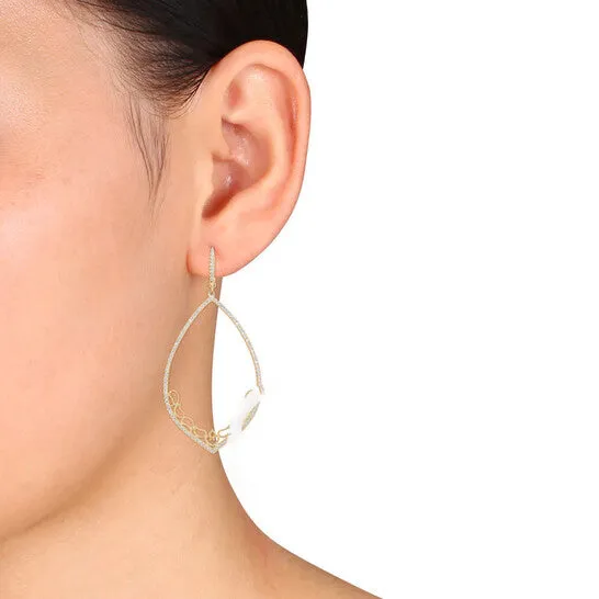 JMS always Original AMOUR 1 CT TDW Diamond Cuff Earrings In 14K Yellow Gold Earrings JMS always Original AMOUR 1 CT TDW Diamond Cuff Earrings In 14K Yellow Gold Earrings