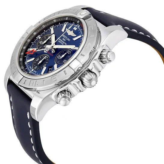 JMS always Original Breitling Chronomat 44 GMT Automatic Blue Dial Bue Leather Mens Watch AB042011C852BLLT Watches JMS always Original Breitling Chronomat 44 GMT Automatic Blue Dial Bue Leather Mens Watch AB042011C852BLLT Watches