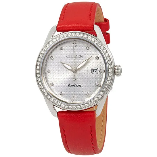 JMS always Original Citizen LTR Crystal Silver Dial Ladies Watch FE611004A Watches JMS always Original Citizen LTR Crystal Silver Dial Ladies Watch FE611004A Watches