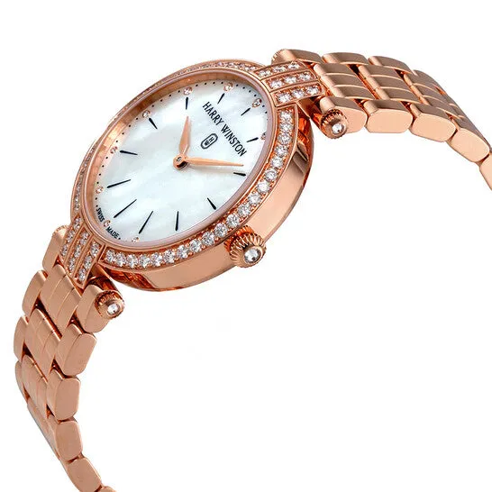 JMS always Original Harry Winston Premier Mother of Pearl Dial Ladies 18K Rose Gold Watch PRNQHM31RR003 Necklaces JMS always Original Harry Winston Premier Mother of Pearl Dial Ladies 18K Rose Gold Watch PRNQHM31RR003 Necklaces