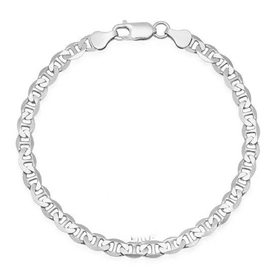 JMS always Original Kylie Harper Mens Italian Sterling Silver 85 Mariner Chain Bracelet Bracelets JMS always Original Kylie Harper Mens Italian Sterling Silver 85 Mariner Chain Bracelet Bracelets