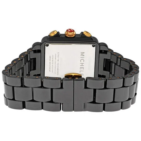 JMS always Original Michele Deco Safari Cheetah Black Ceramic Ladies Watch MWW06F000012 Watches JMS always Original Michele Deco Safari Cheetah Black Ceramic Ladies Watch MWW06F000012 Watches