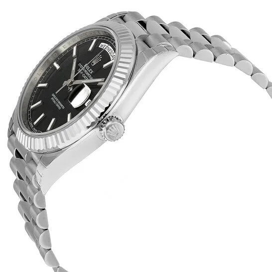 JMS always PreStyled Sets Original Rolex DayDate 40 Black Dial 18K White Gold President Automatic Mens Watch 228239BKSP JMS always PreStyled Sets Original Rolex DayDate 40 Black Dial 18K White Gold President Automatic Mens Watch 228239BKSP