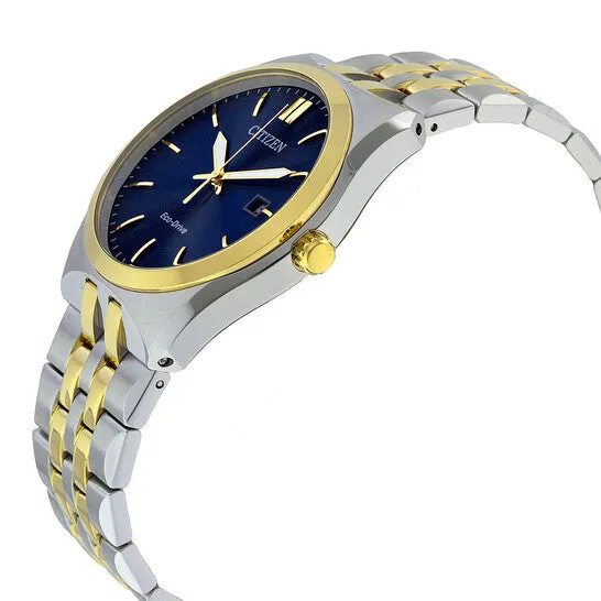 JMS always Rings Original Citizen Corso EcoDrive Blue Dial Twotone Mens Watch BM733458L JMS always Rings Original Citizen Corso EcoDrive Blue Dial Twotone Mens Watch BM733458L