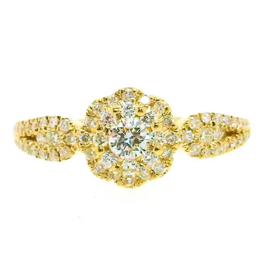 JMS always Rings Original New J Collection Fine Jewellery Ring W Diamond67 Rddi 044 Ct18ky 314 Gm 18kt Yellow Gold Gold