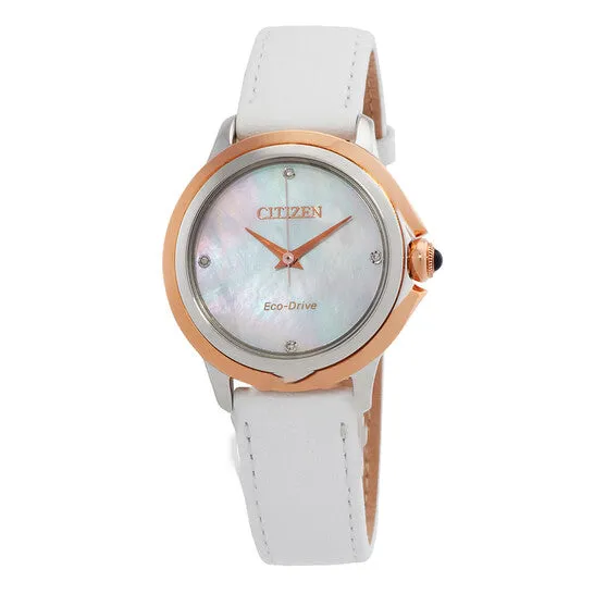 JMS always Watches Original Citizen Ceci EcoDrive Diamond Mother of Pearl Dial Ladies Watch EM079608Y JMS always Watches Original Citizen Ceci EcoDrive Diamond Mother of Pearl Dial Ladies Watch EM079608Y