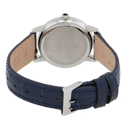 JMS always Watches Original Frederique Constant Slimline Moonphase Quartz Diamond Blue Dial Ladies Watch FC206MPND1S6 JMS always Watches Original Frederique Constant Slimline Moonphase Quartz Diamond Blue Dial Ladies Watch FC206MPND1S6
