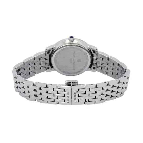 JMS always Watches Original Frederique Constant Slimline Quartz Diamond White Mother of Pearl Dial Ladies Watch FC220MPWD1SD26B JMS always Watches Original Frederique Constant Slimline Quartz Diamond White Mother of Pearl Dial Ladies Watch FC220MPWD1SD26B