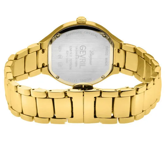 JMS always Watches Original Gevril Lugano Diamond Mother of Pearl Dial Ladies Watch 11221B JMS always Watches Original Gevril Lugano Diamond Mother of Pearl Dial Ladies Watch 11221B