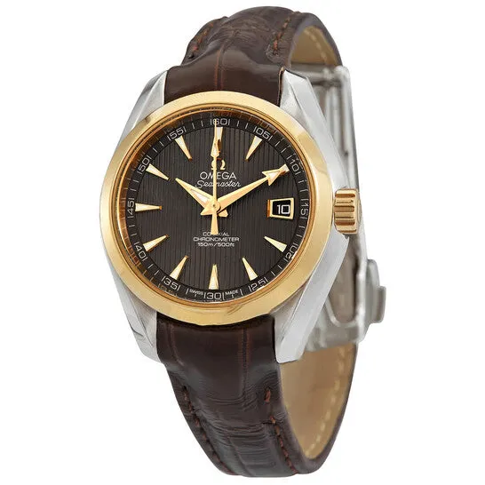 JMS always Watches Original Omega Seamaster Aqua Terra Automatic Chronometer Grey Dial Ladies Watch 23123302006002 JMS always Watches Original Omega Seamaster Aqua Terra Automatic Chronometer Grey Dial Ladies Watch 23123302006002