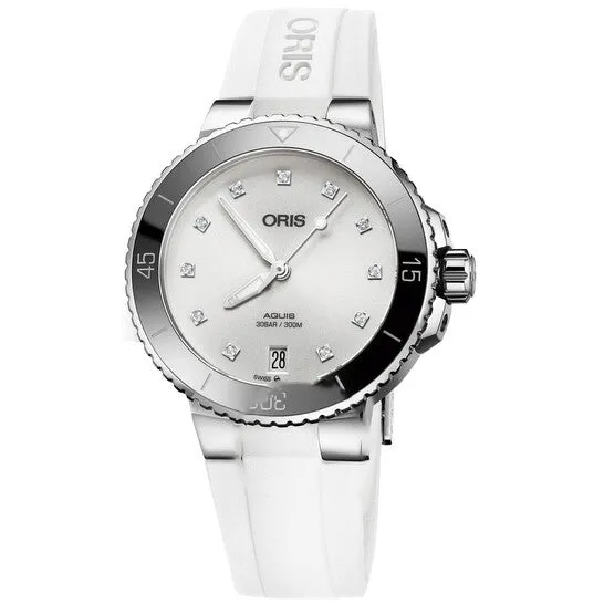 JMS always Watches Original Oris Aquis Date Diamond Dial Automatic Ladies Watch 73377314191RS JMS always Watches Original Oris Aquis Date Diamond Dial Automatic Ladies Watch 73377314191RS