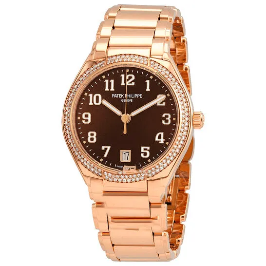 JMS always Watches Original Patek Philippe TWENTY4 18kt Rose Gold Automatic Diamond Brown Dial Watch 73001200R001 JMS always Watches Original Patek Philippe TWENTY4 18kt Rose Gold Automatic Diamond Brown Dial Watch 73001200R001