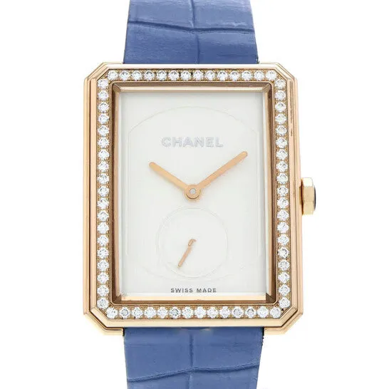 JMS always Watches Original Preowned Chanel BoyFriend Diamond Opaline Guilloch Dial Ladies Watch H4471 JMS always Watches Original Preowned Chanel BoyFriend Diamond Opaline Guilloch Dial Ladies Watch H4471