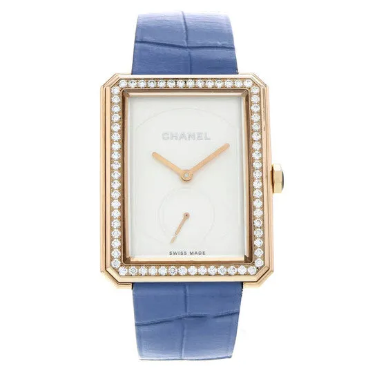 JMS always Watches Original Preowned Chanel BoyFriend Diamond Opaline Guilloch Dial Ladies Watch H4471 JMS always Watches Original Preowned Chanel BoyFriend Diamond Opaline Guilloch Dial Ladies Watch H4471