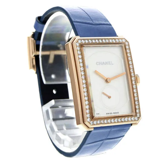 JMS always Watches Original Preowned Chanel BoyFriend Diamond Opaline Guilloch Dial Ladies Watch H4471 JMS always Watches Original Preowned Chanel BoyFriend Diamond Opaline Guilloch Dial Ladies Watch H4471