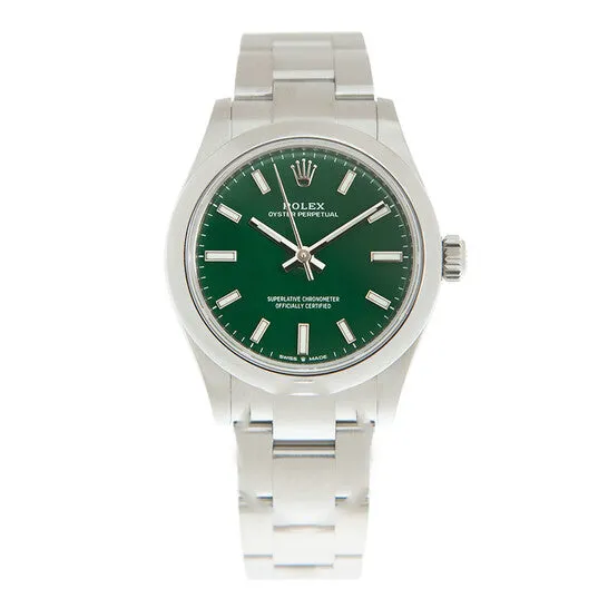 JMS always Watches Original Rolex Oyster Perpetual 31 Automatic Green Dial Ladies Watch 277200GNSO JMS always Watches Original Rolex Oyster Perpetual 31 Automatic Green Dial Ladies Watch 277200GNSO