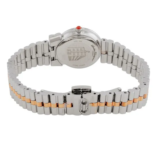 JMS always Watches Original Salvatore Ferragamo Gancini Horizontal Quartz Silver Dial Ladies Watch SFMC00221 JMS always Watches Original Salvatore Ferragamo Gancini Horizontal Quartz Silver Dial Ladies Watch SFMC00221