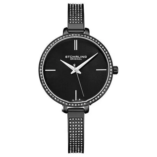 JMS always Watches Original Stuhrling Original Vogue Black Dial Ladies Watch M15755 JMS always Watches Original Stuhrling Original Vogue Black Dial Ladies Watch M15755
