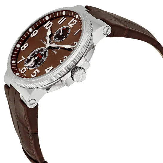 JMS always Watches Original Ulysse Nardin Maxi Marine Chronometer Brown Dial Leather Automatic Mens Watch 26366625 JMS always Watches Original Ulysse Nardin Maxi Marine Chronometer Brown Dial Leather Automatic Mens Watch 26366625