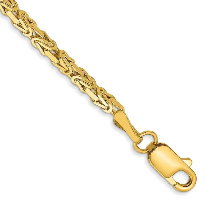 MDS Bracelets 14K Yellow Gold 7 inch 2mm Byzantine with Lobster Clasp Bracelet MDS Bracelets 14K Yellow Gold 7 inch 2mm Byzantine with Lobster Clasp Bracelet