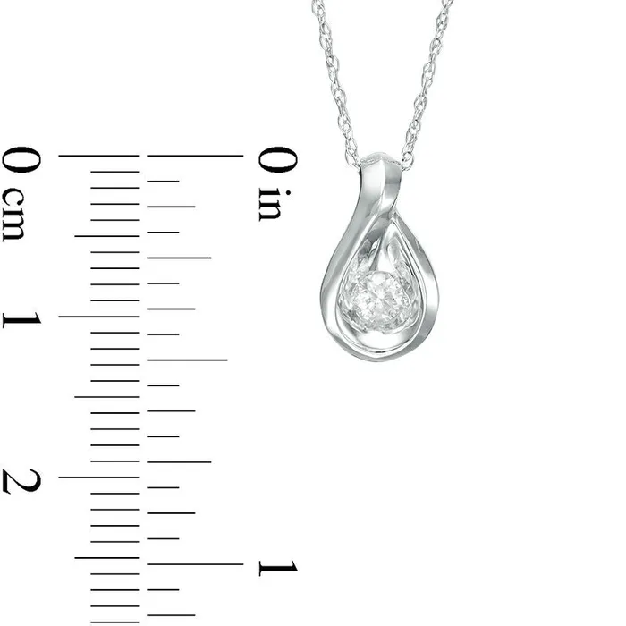 Necklaces 01 CT Natural Clarity Enhanced Solitaire Teardrop Pendant in 14K White Gold Goldia Necklaces 01 CT Natural Clarity Enhanced Solitaire Teardrop Pendant in 14K White Gold Goldia