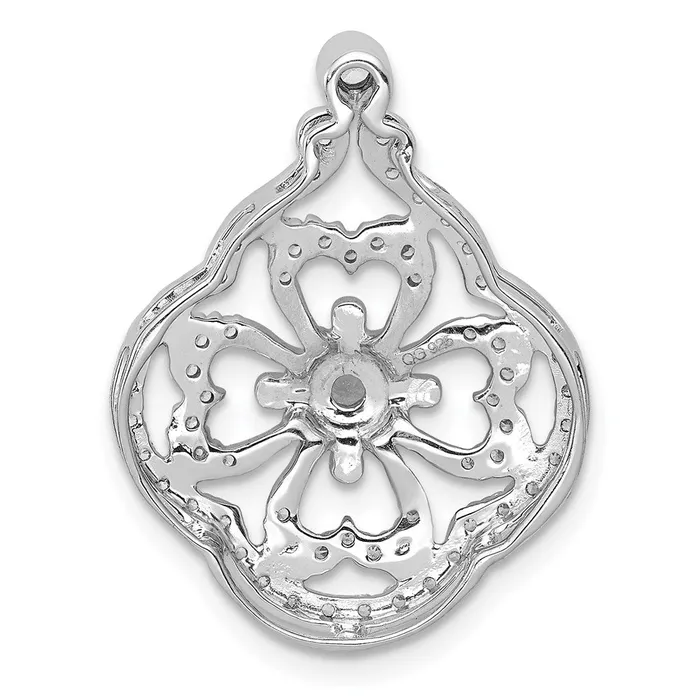 Necklaces Goldia 14k White Gold 12ct Real Diamond Fancy Chain Slide
