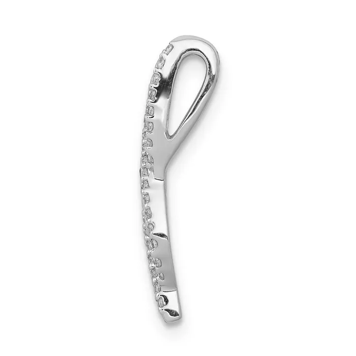 Necklaces Goldia 14k White Gold Real Diamond u0026 30 Ruby Fancy Chain Slide