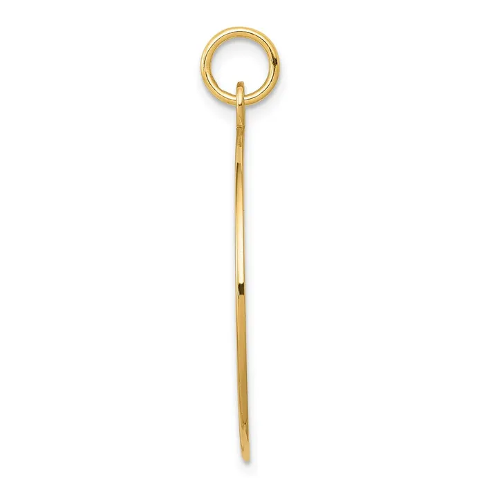 Necklaces Goldia 14k Yellow Gold Red Enamel Medical Jewelry Pendant