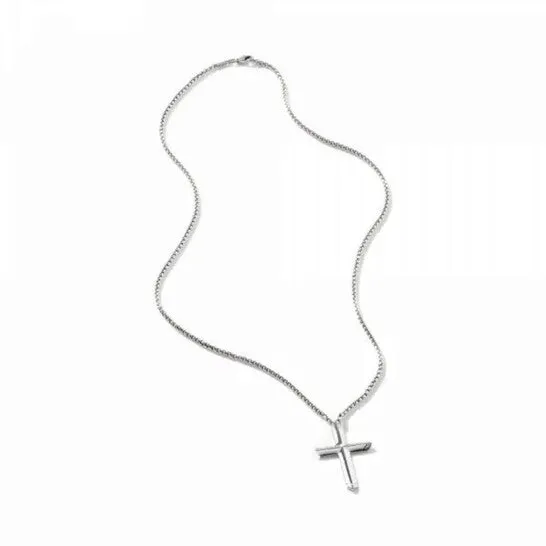 Necklaces JMS always Original John Hardy Classic Chain Cross Pendant Box Silver Necklace Nm900257x22 Necklaces JMS always Original John Hardy Classic Chain Cross Pendant Box Silver Necklace Nm900257x22