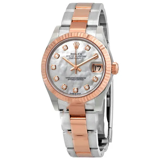 Necklaces JMS always Original Rolex Datejust 31 Mother of Pearl Diamond Dial Automatic Ladies Steel and 18kt Everose Gold Oyster Watch 278271MDO Necklaces JMS always Original Rolex Datejust 31 Mother of Pearl Diamond Dial Automatic Ladies Steel and 18kt Everose Gold Oyster Watch 278271MDO
