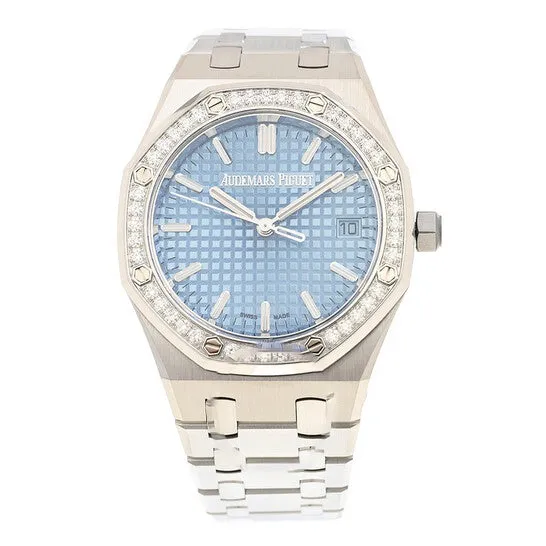 Original Audemars Piguet Royal Oak Automatic Diamond Blue Dial Ladies Watch 77451STZZ1361ST03 JMS always Watches Original Audemars Piguet Royal Oak Automatic Diamond Blue Dial Ladies Watch 77451STZZ1361ST03 JMS always Watches