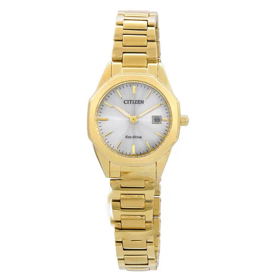 Original Citizen EcoDrive Silver Dial Ladies Watch EW258259A JMS always Watches Original Citizen EcoDrive Silver Dial Ladies Watch EW258259A JMS always Watches