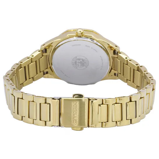 Original Citizen EcoDrive Silver Dial Ladies Watch EW258259A JMS always Watches Original Citizen EcoDrive Silver Dial Ladies Watch EW258259A JMS always Watches