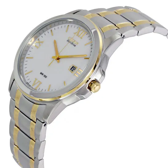 Original Citizen Eco Drive Silver Dial Twotone Stainless Steel Mens Watch BM726451A JMS always Rings Original Citizen Eco Drive Silver Dial Twotone Stainless Steel Mens Watch BM726451A JMS always Rings