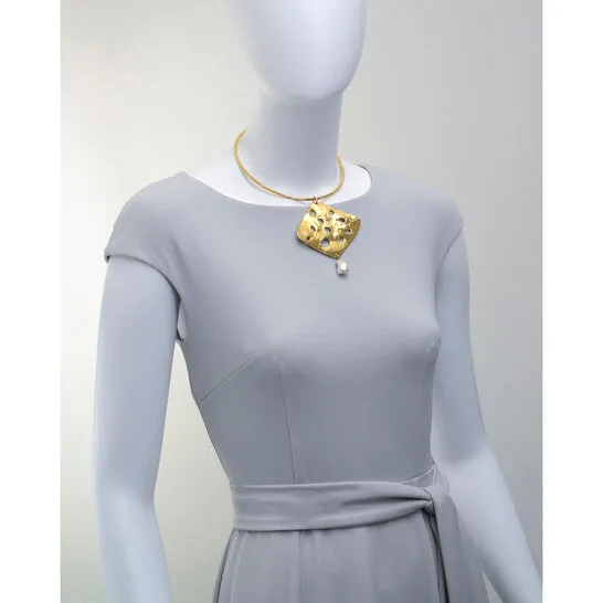 Original Devon Leigh Shell Pearl 18K Gold Plated Brass 24K Gold Electroplated Chain Necklace JMS always Necklaces Original Devon Leigh Shell Pearl 18K Gold Plated Brass 24K Gold Electroplated Chain Necklace JMS always Necklaces