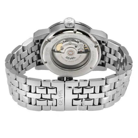 Original Gevril Gramercy Silvertone Dial Mens Watch 24011B JMS always Rings Original Gevril Gramercy Silvertone Dial Mens Watch 24011B JMS always Rings