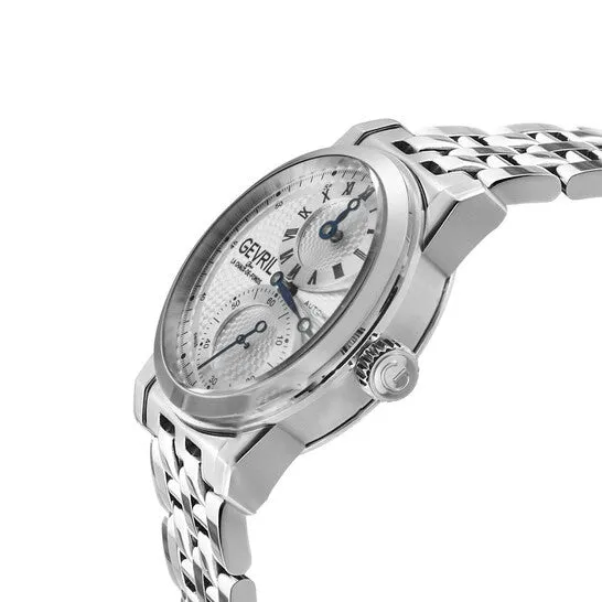 Original Gevril Gramercy Silvertone Dial Mens Watch 24011B JMS always Rings Original Gevril Gramercy Silvertone Dial Mens Watch 24011B JMS always Rings