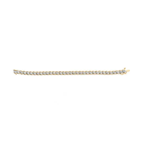 Original Haus of Brilliance 10K Yellow Gold 200 Cttw RoundCut Diamond Link 75 Bracelet JK Color I2I3 Clarity JMS always Bracelets Original Haus of Brilliance 10K Yellow Gold 200 Cttw RoundCut Diamond Link 75 Bracelet JK Color I2I3 Clarity JMS always Bracelets