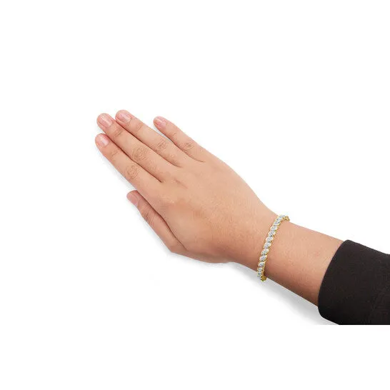 Original Haus of Brilliance 10K Yellow Gold 200 Cttw RoundCut Diamond Link 75 Bracelet JK Color I2I3 Clarity JMS always Bracelets Original Haus of Brilliance 10K Yellow Gold 200 Cttw RoundCut Diamond Link 75 Bracelet JK Color I2I3 Clarity JMS always Bracelets