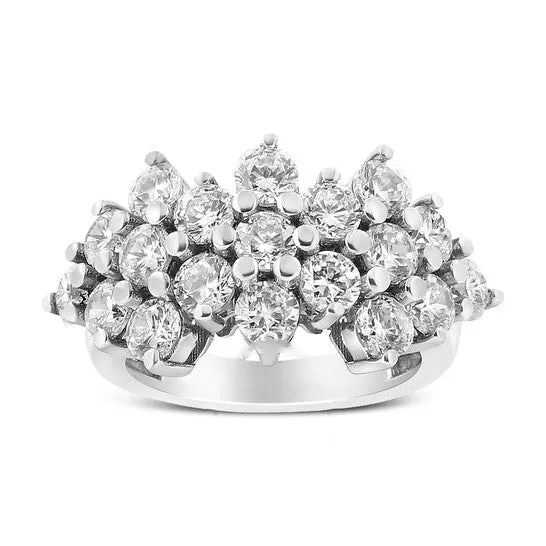 Original Haus of Brilliance 14K White Gold 40 Cttw Diamond Multi Row Scatter Band Ring IJ Color I1I2 Clarity JMS always Rings Original Haus of Brilliance 14K White Gold 40 Cttw Diamond Multi Row Scatter Band Ring IJ Color I1I2 Clarity JMS always Rings