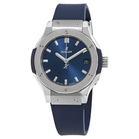 Original Hublot Classic Fusion Quartz Blue Dial Ladies Watch 581NX7170RX JMS always Watches Original Hublot Classic Fusion Quartz Blue Dial Ladies Watch 581NX7170RX JMS always Watches