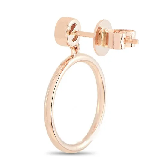 Original LB Exclusive 14K Rose Gold 031 ct Diamond Earrings JMS always Earrings Original LB Exclusive 14K Rose Gold 031 ct Diamond Earrings JMS always Earrings