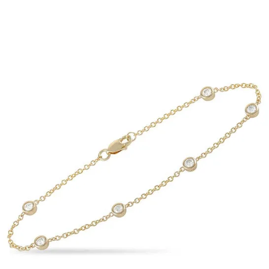 Original LB Exclusive 14K Yellow Gold 055 ct Diamond Bracelet JMS always Bracelets Original LB Exclusive 14K Yellow Gold 055 ct Diamond Bracelet JMS always Bracelets